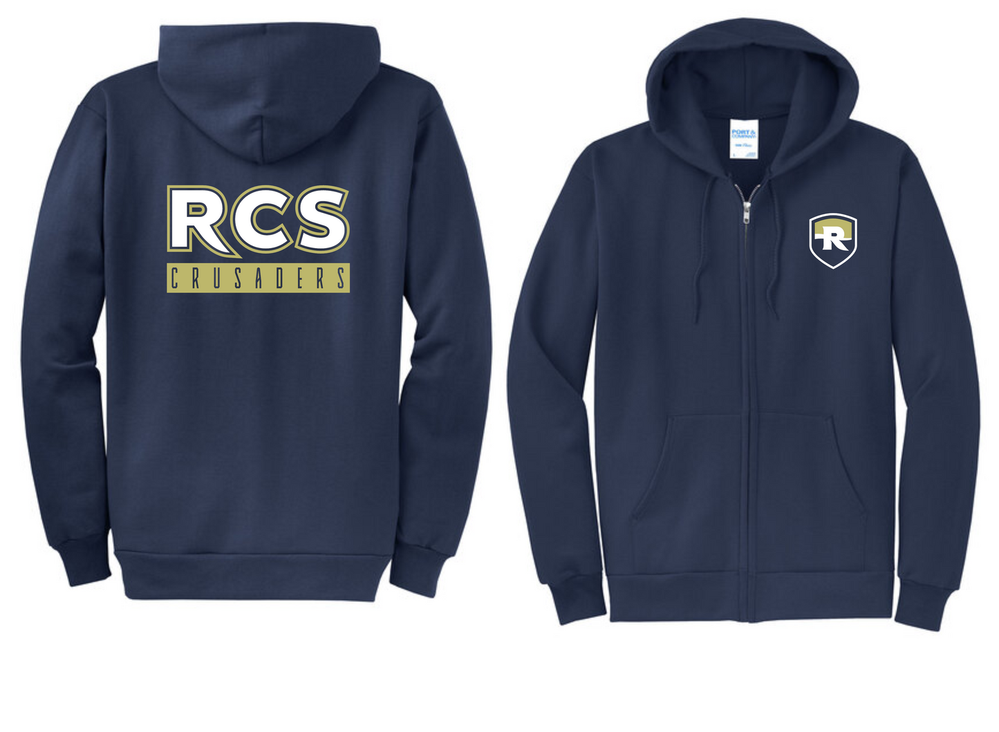 Adult Port & Co Core Full-Zip Hoodie