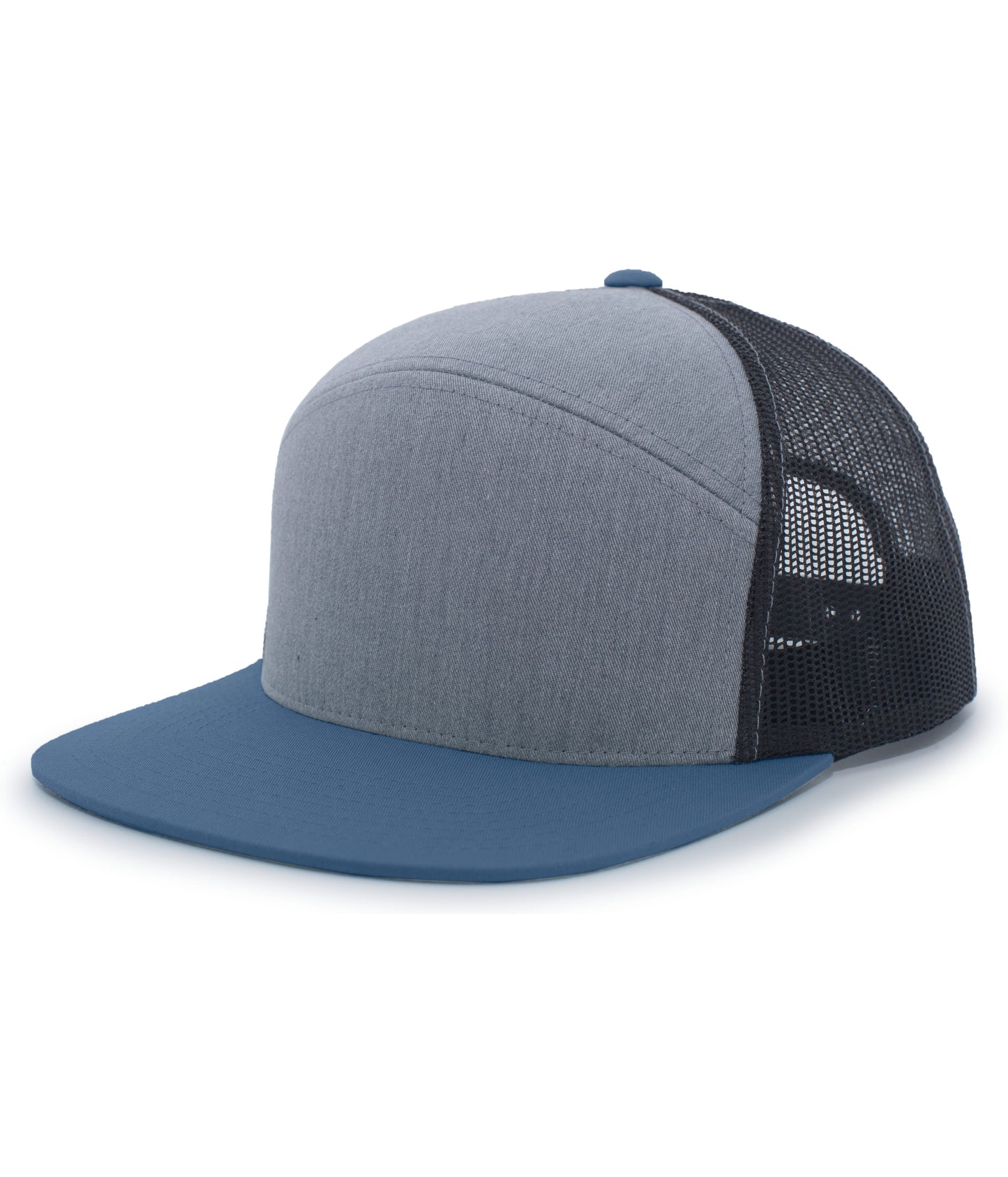 (6) Custom Arch Flat Brim Snapback Trucker