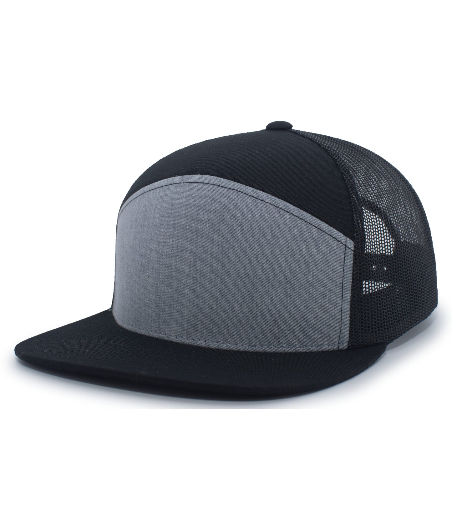 (6) Custom Arch Flat Brim Snapback Trucker
