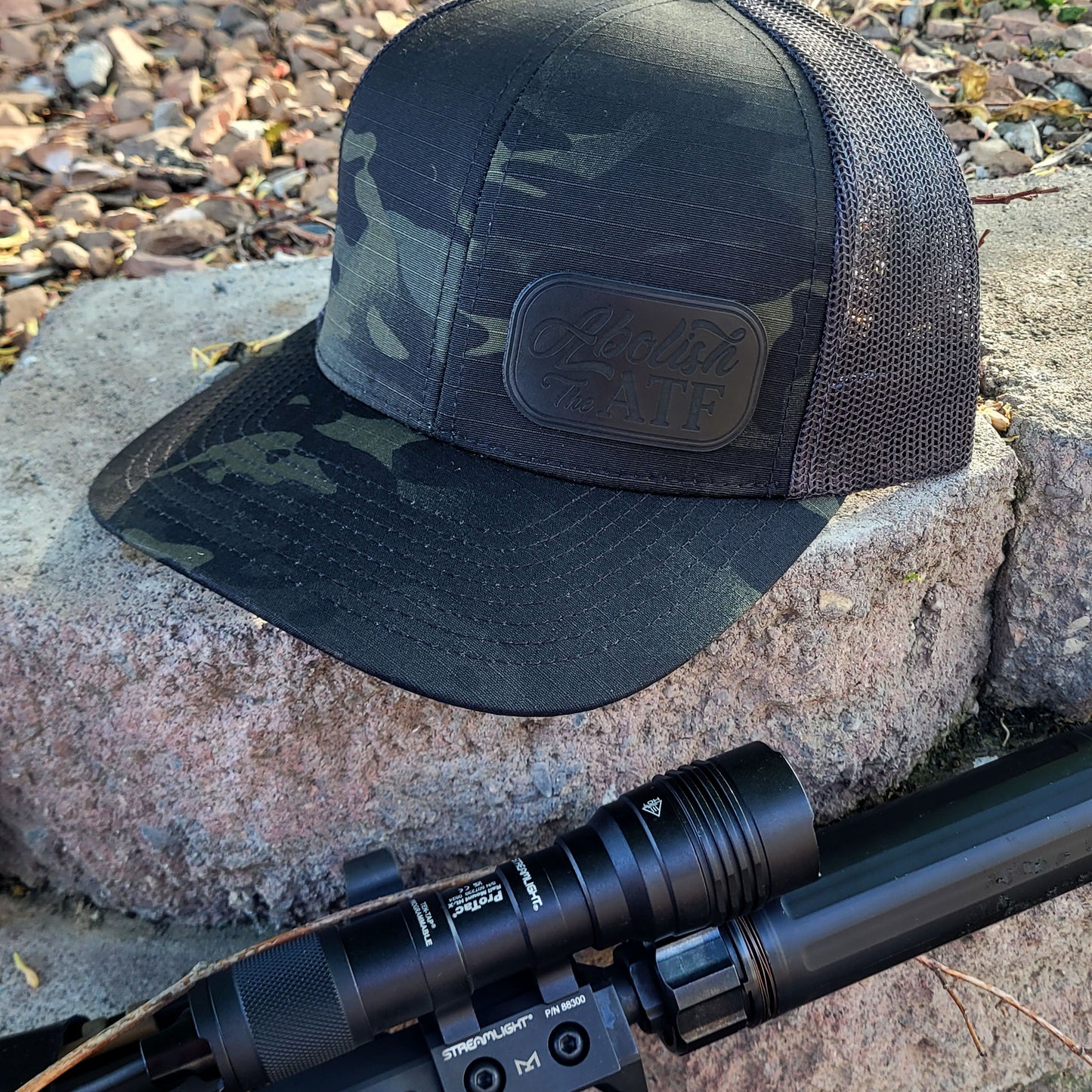 OUTLIER Camo Range Hat Snapback Trucker