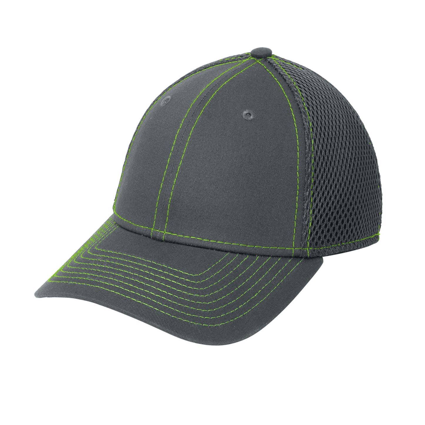 (6) Custom New Era® - Stretch Mesh Contrast Stitch Cap