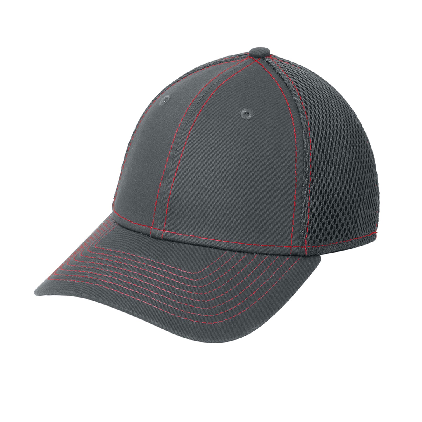 (6) Custom New Era® - Stretch Mesh Contrast Stitch Cap