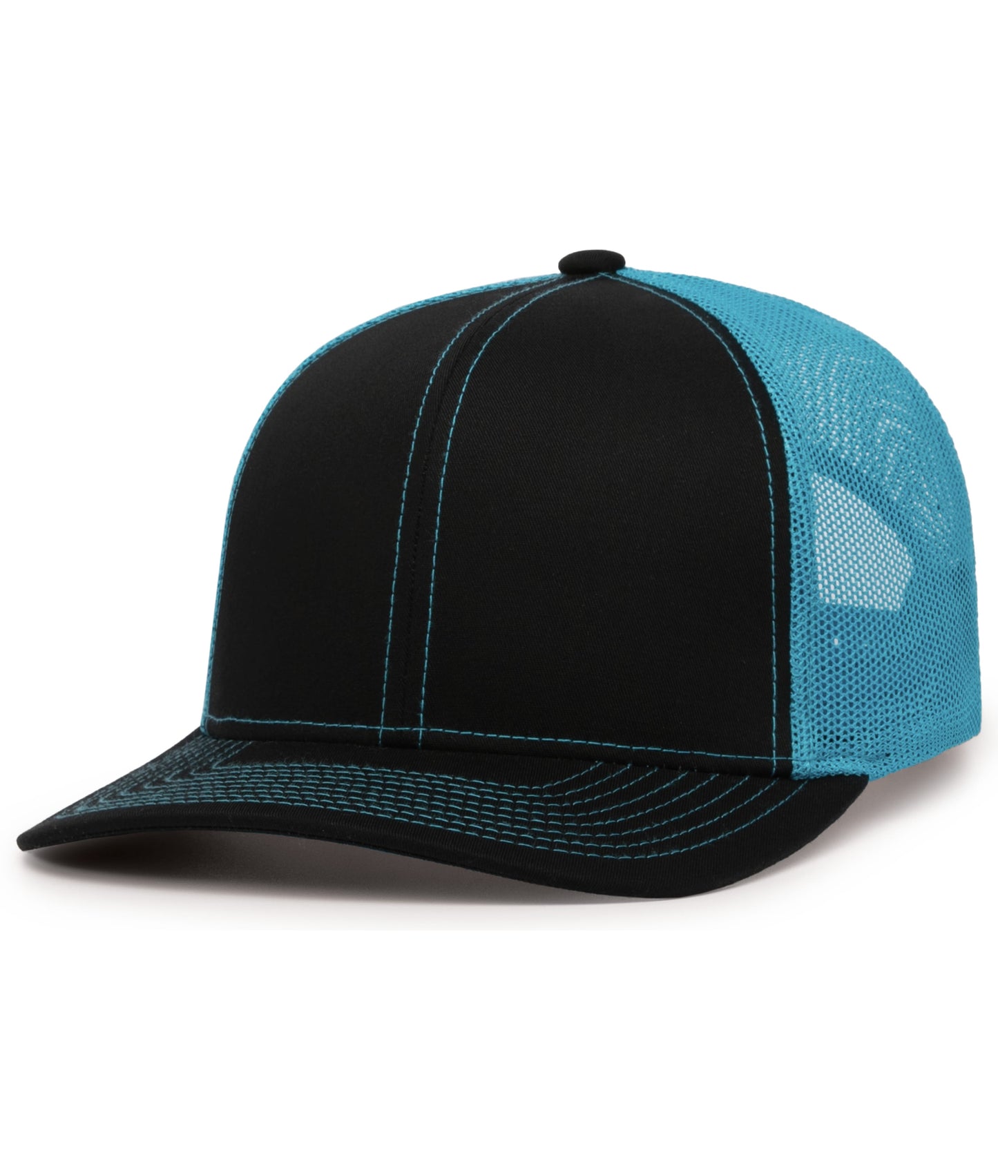 (6) Custom Pacific Headwear 104C Snapback Trucker