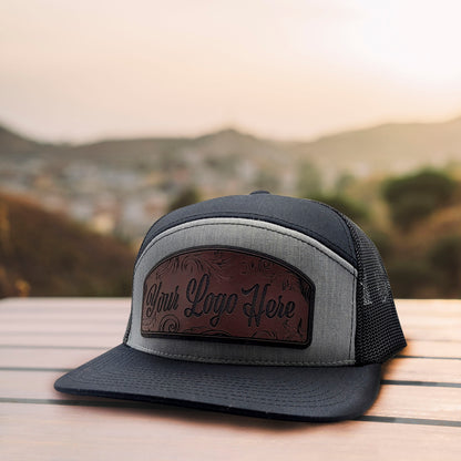 (6) Custom Arch Flat Brim Snapback Trucker