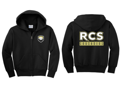 Youth Port & Co Core Full Zip Hoodie