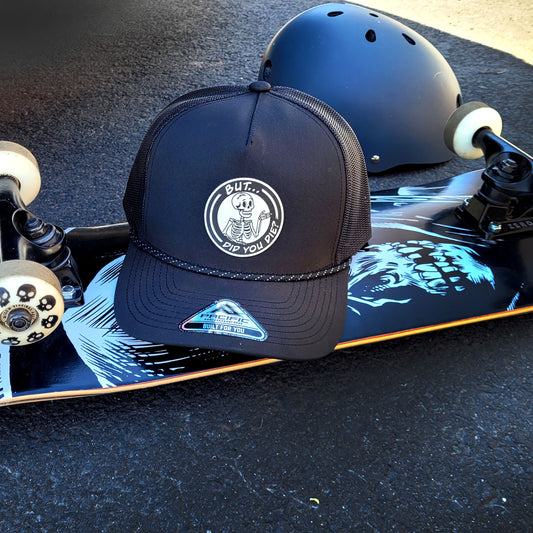 OUTLIER "But...Did You Die?" Snapback Trucker Hat